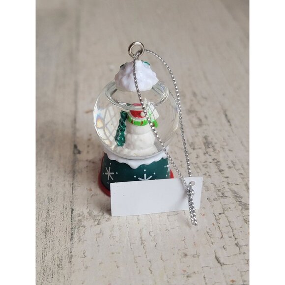 Mini snowglobe Colleen snowman ornament Xmas - Picture 5 of 7